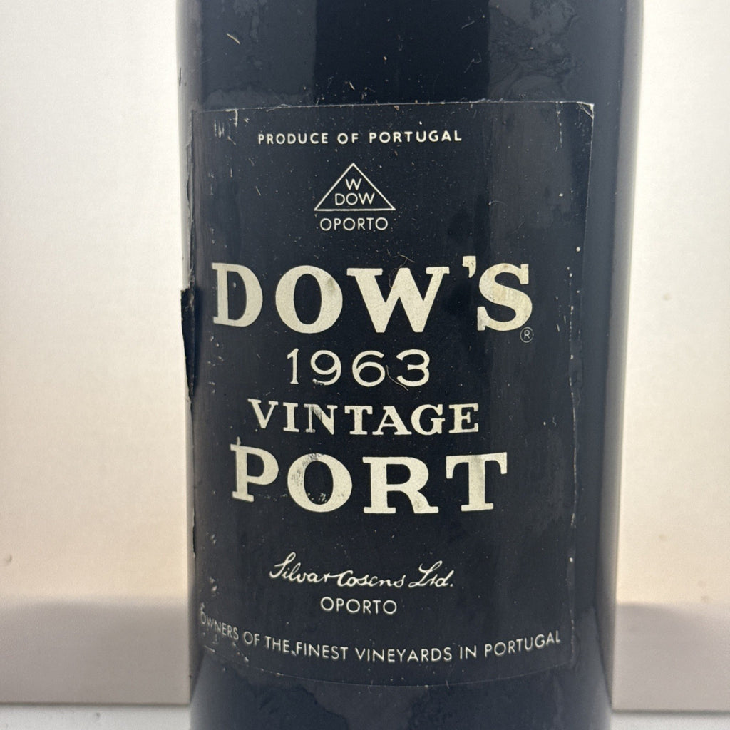 Dow's 1963 Vintage Port — Silvar & Coscens — 63yo — Legendary Vintage