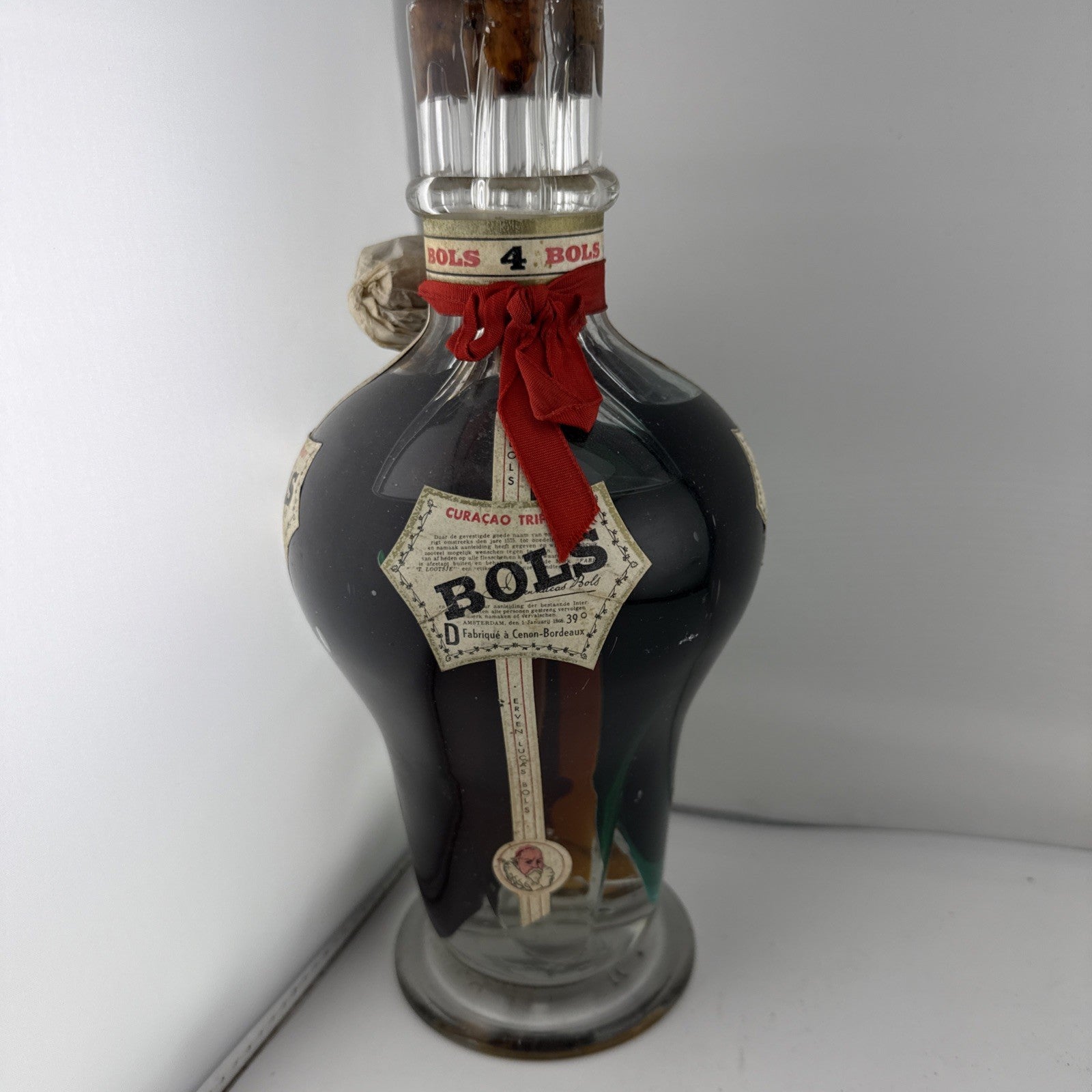 Bols 4 way 1950s creme de menthe, apricot brandy, cherry brandy, triple sec