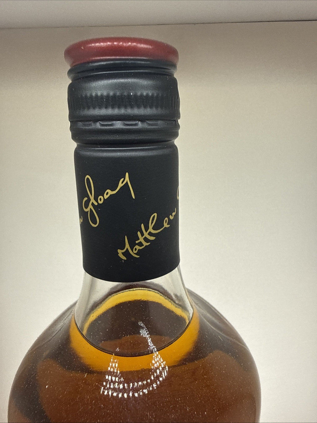 The Famous Grouse 1L Bottle Gold Writing To Cap Pre 2020