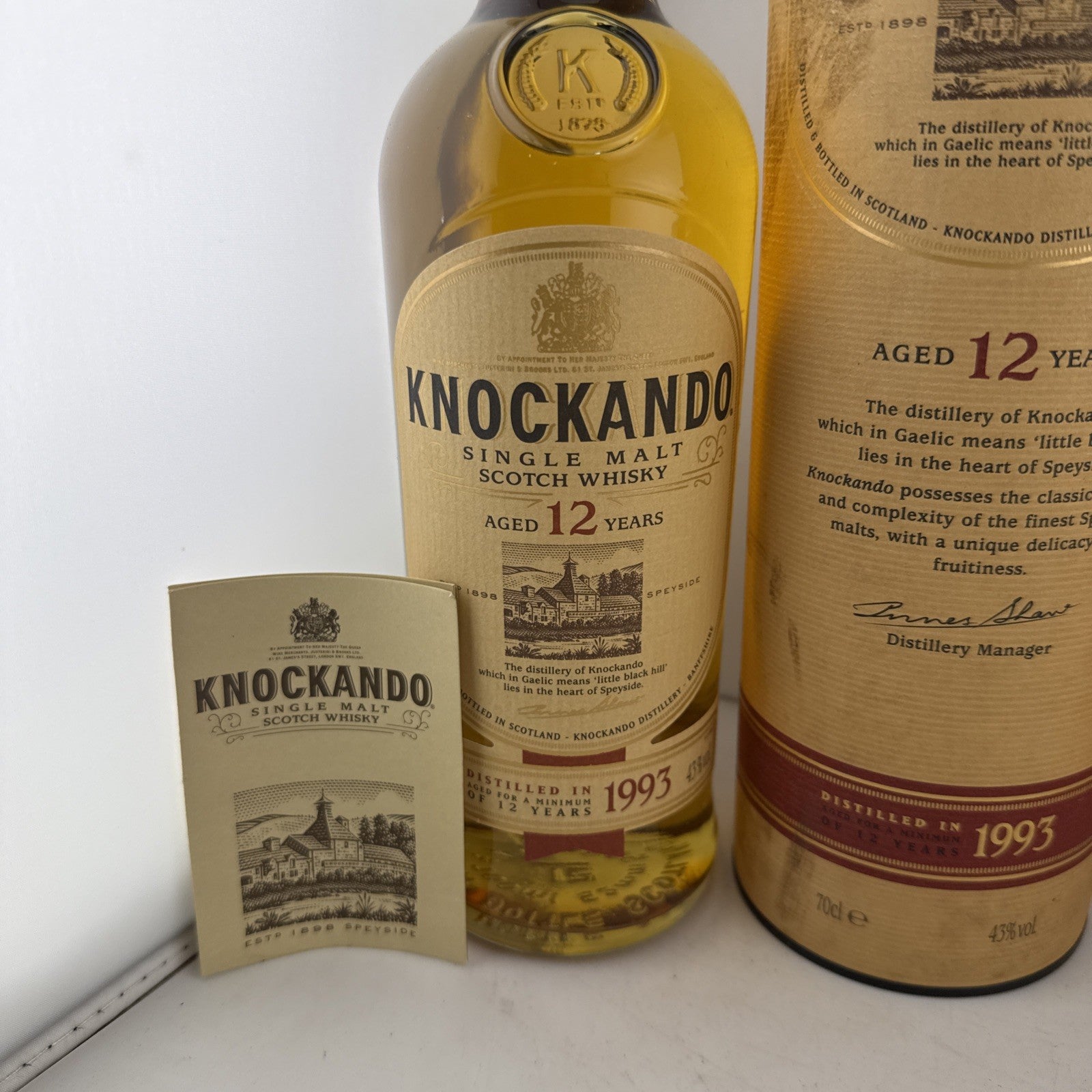 Knockando 1993 12 Year Old Single Malt Whisky 70cl 43% Boxed