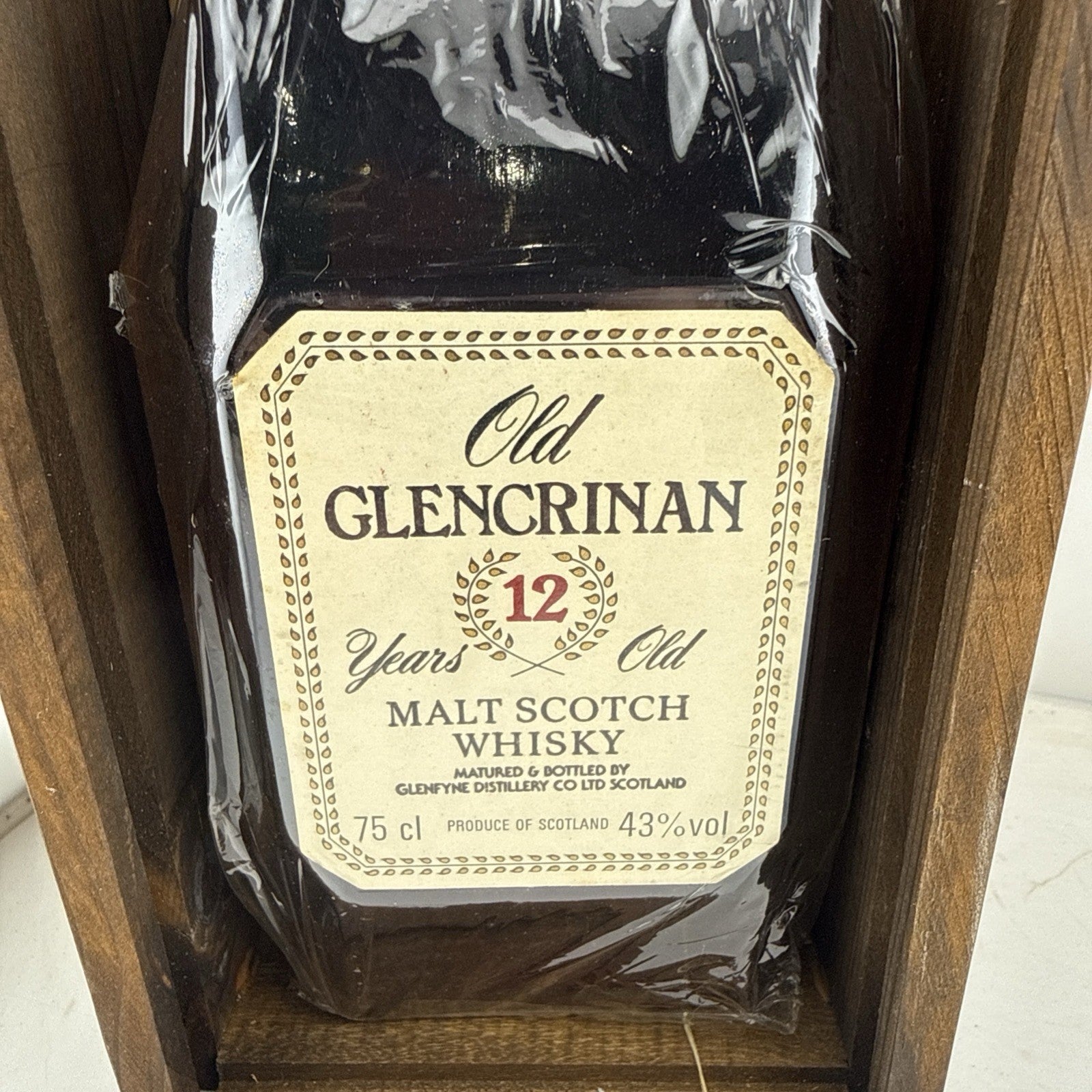 Old Glencrinan 12 Year Malt Scotch Whisky 1980s 75cl 43% Boxed Measure