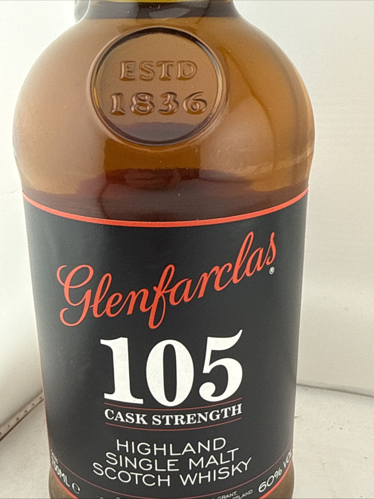 Glenfarclas 105 Cask Strength Highland Single Malt Scotch Whisky 70cl 60%