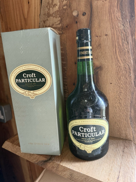 Croft particular 1980s Sherry in original box