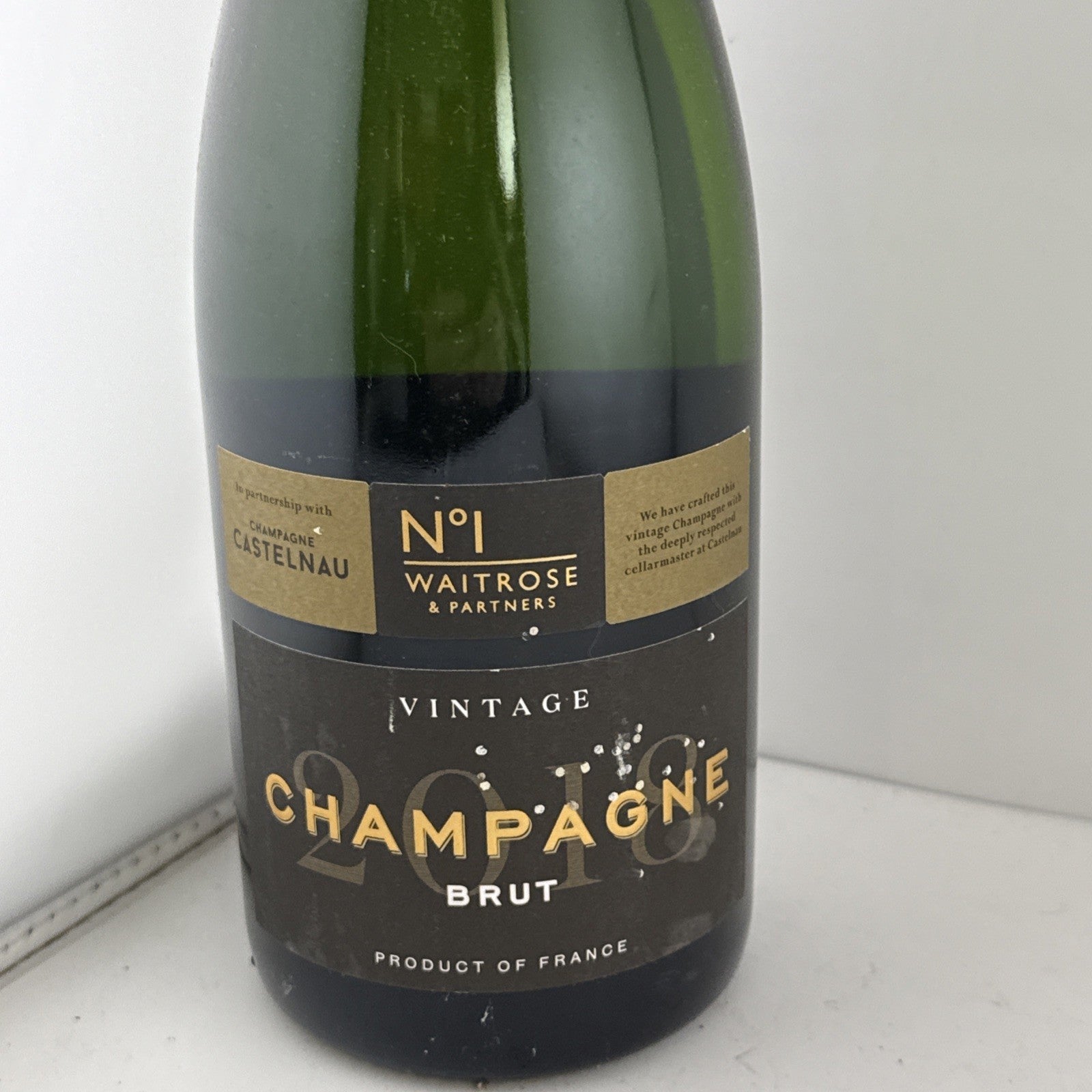 Waitrose No.1 Vintage Champagne Brut 2018 Castelnau 75cl