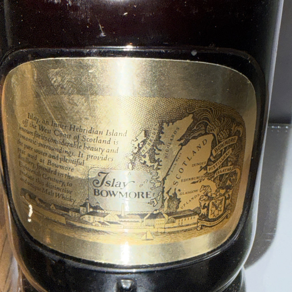 Bowmore 12 Year Old Islay Single Malt Scotch Whisky Dates To Approx 1985