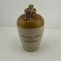 Vintage Braemar Stoneware Whisky Flagon W.D. Pickford Full Sealed