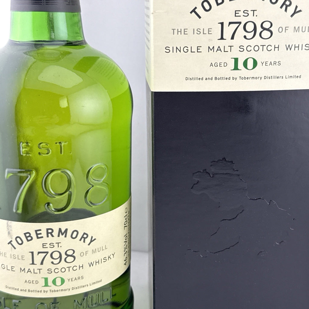 Tobermory 10 Year Old Single Malt Scotch Whisky 70cl + Box (Older) Version)