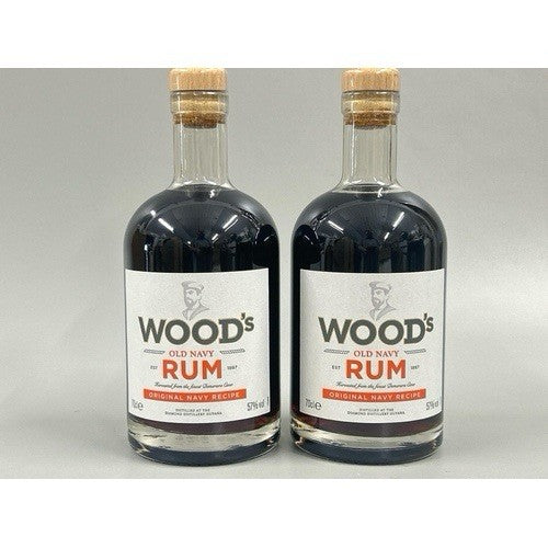 Original Wood's Old Navy Rum — 70cl 57%. Navy Strength. Sealed