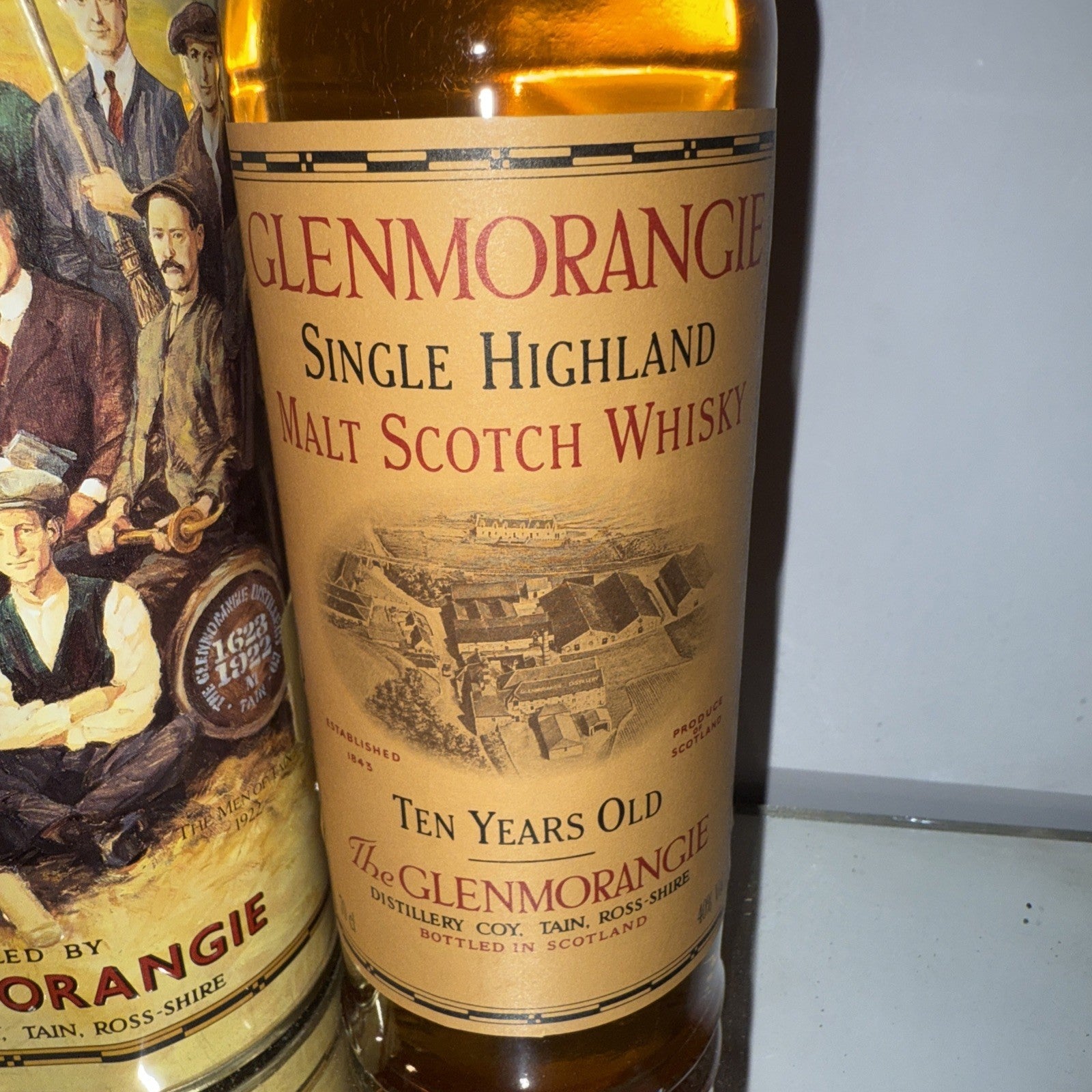 Glenmorangie 70 Cl Bottle of 10 year old single  malt Bottled 1990s Tin Boxed