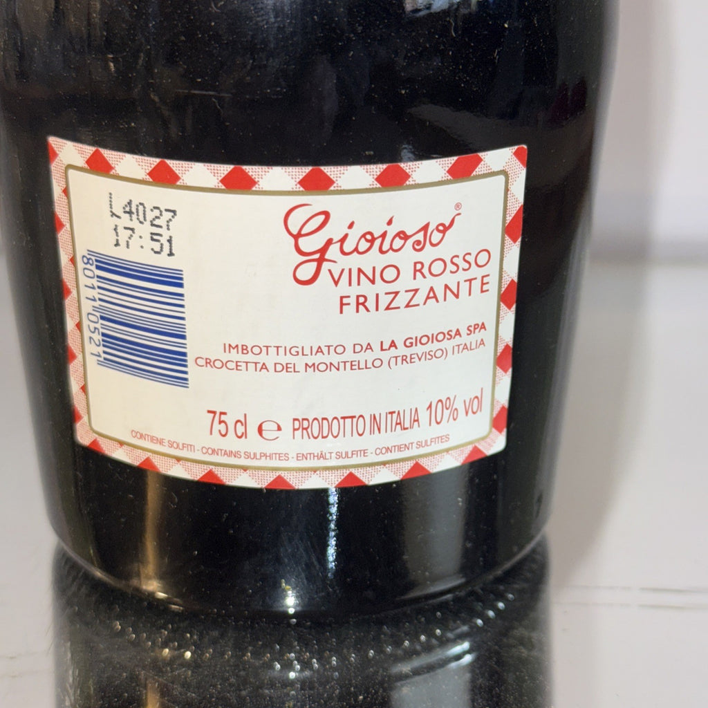 Gioioso Vino Rosso Frizzante 10% Abv