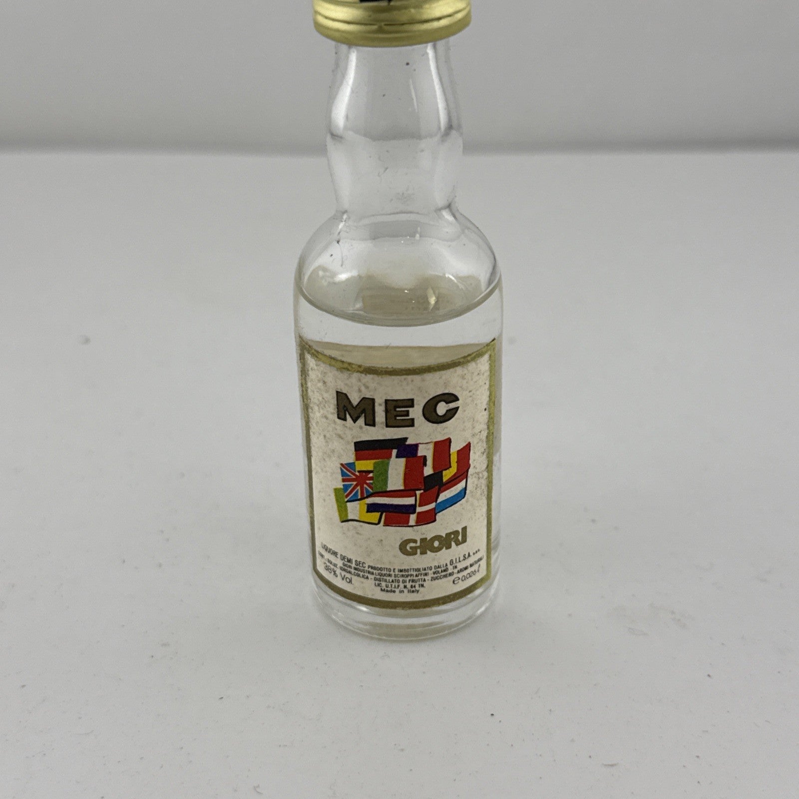 Vintage Giori MEG Italian Liqueur Miniature 20ml 1980s-90s