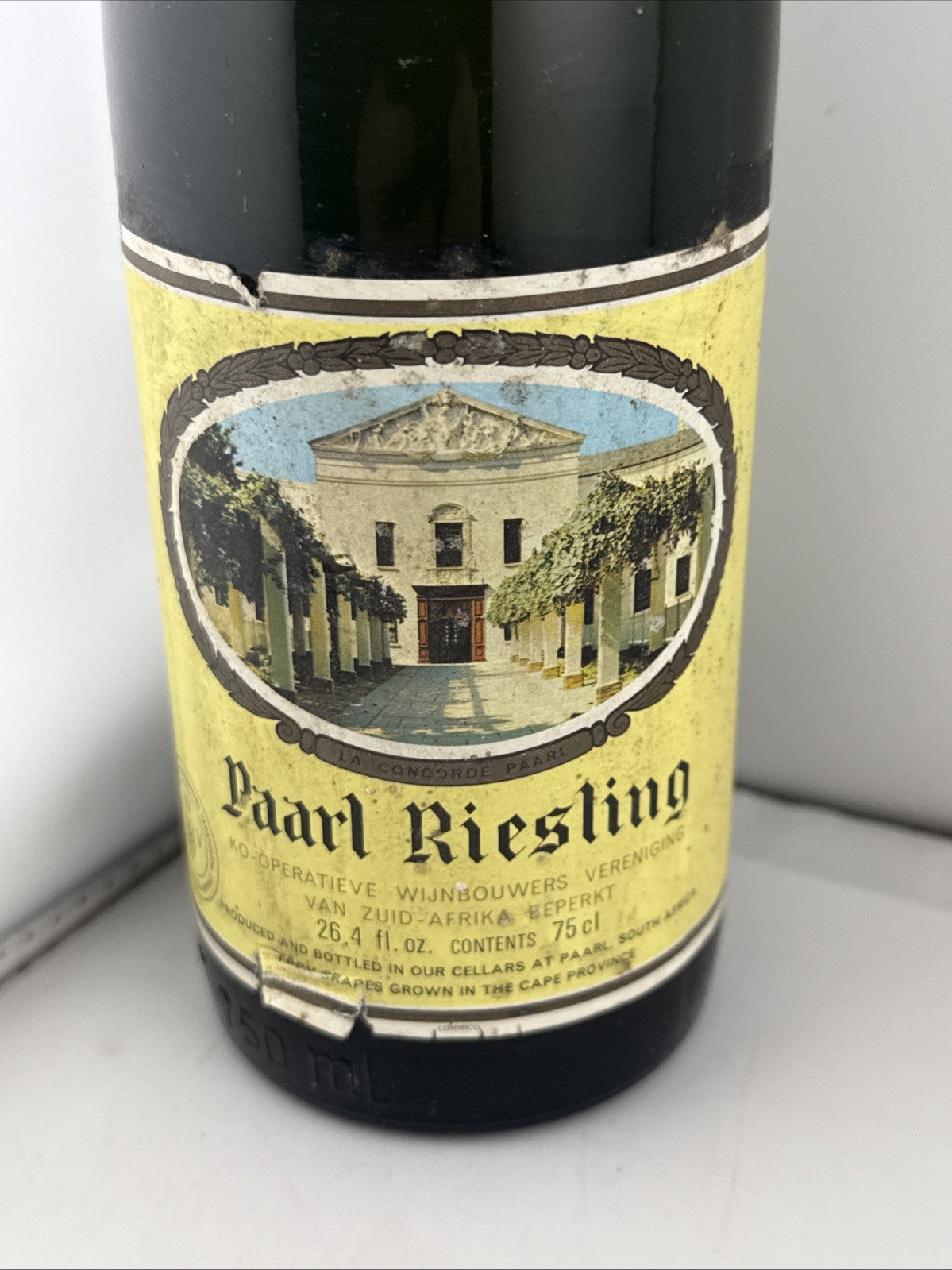Vintage 1971 Paarl Selected Riesling White Wine 75cl South Africa