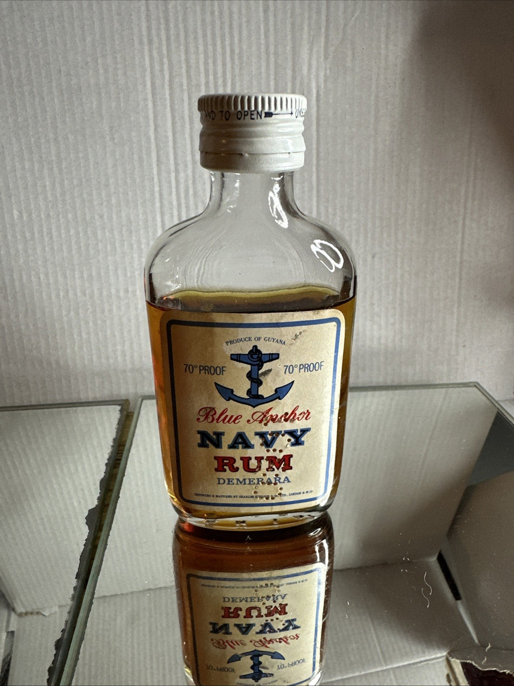 Blue Anchor Demerara Navy Rum Miniature