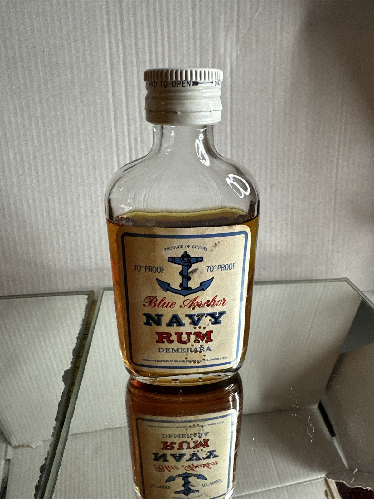 Blue Anchor Demerara Navy Rum Miniature