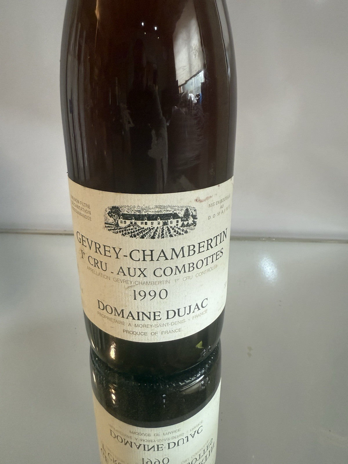 1990 Domaine Dujac Gevrey-Chambertin 1er Cru “Aux Combottes.”