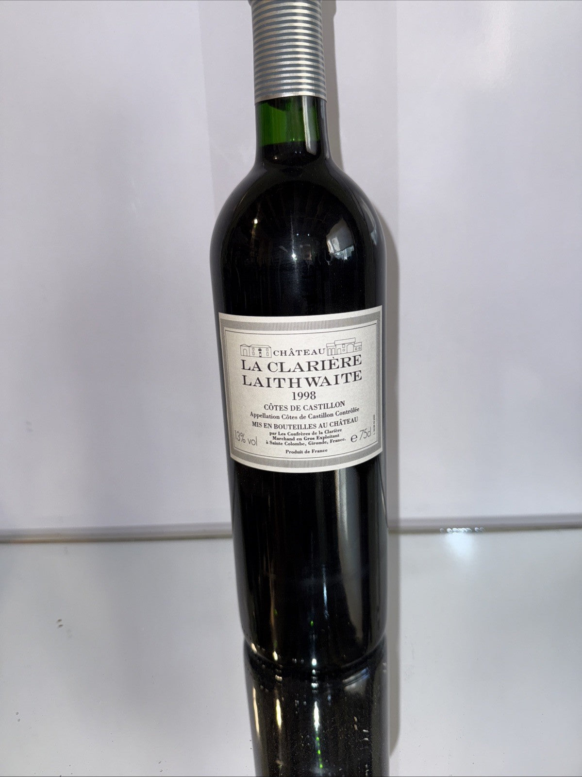 Chateau La Clariere 1998 Cotes De Castillon