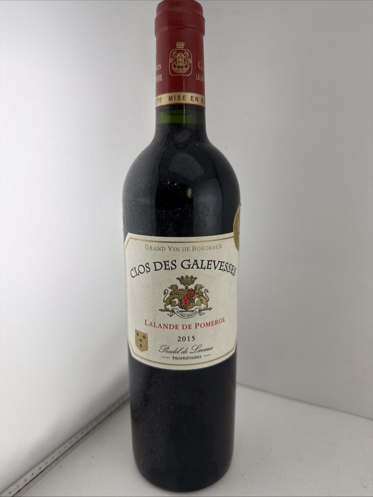 Clos des Galevesses 2015 Lalande-de-Pomerol Bordeaux Wine