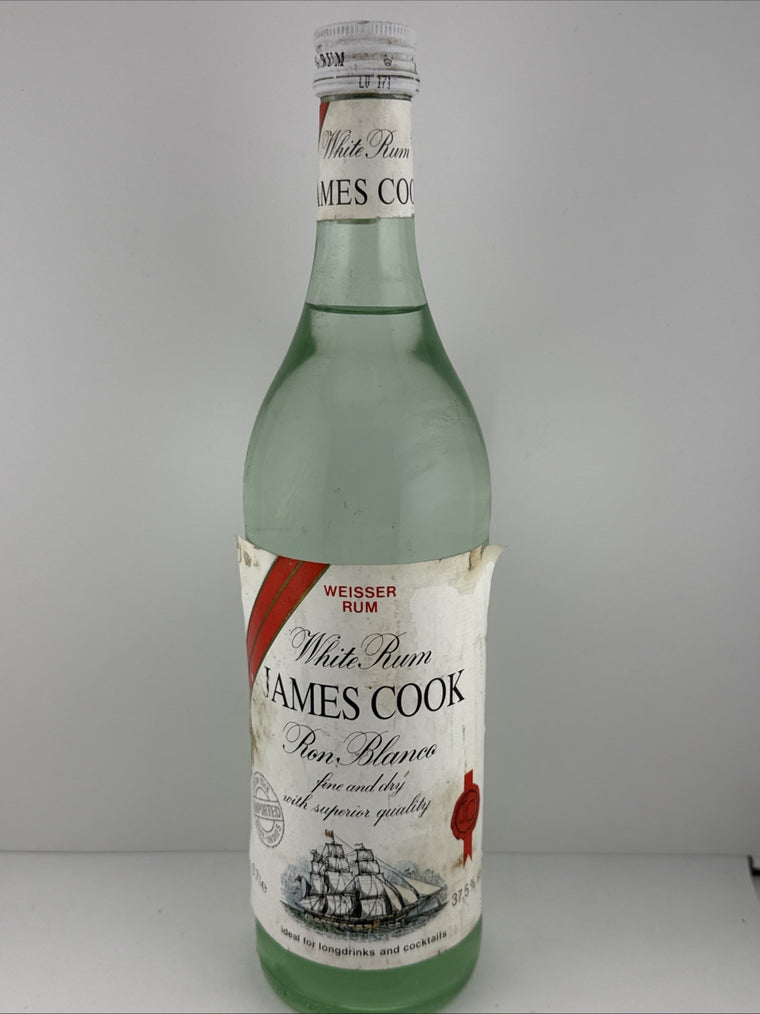 James Cook White Rum Ron Blanco 37.5cl c.1970s–80s
