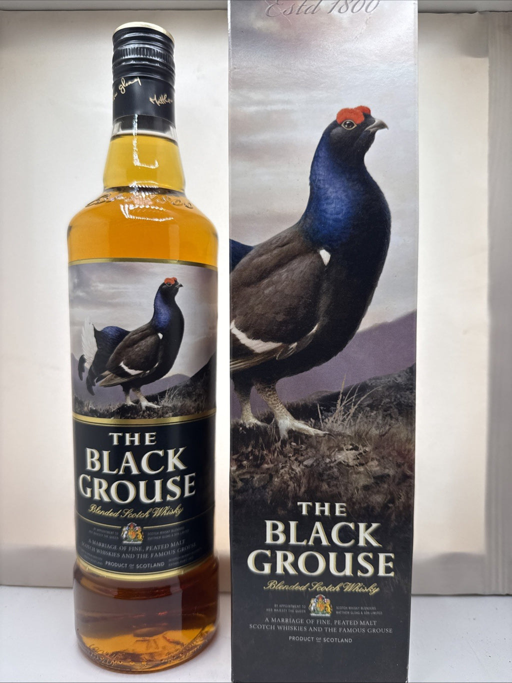 The Black Grouse Blended Scotch Whisky 70cl 40% With Box Early 2000s Edition