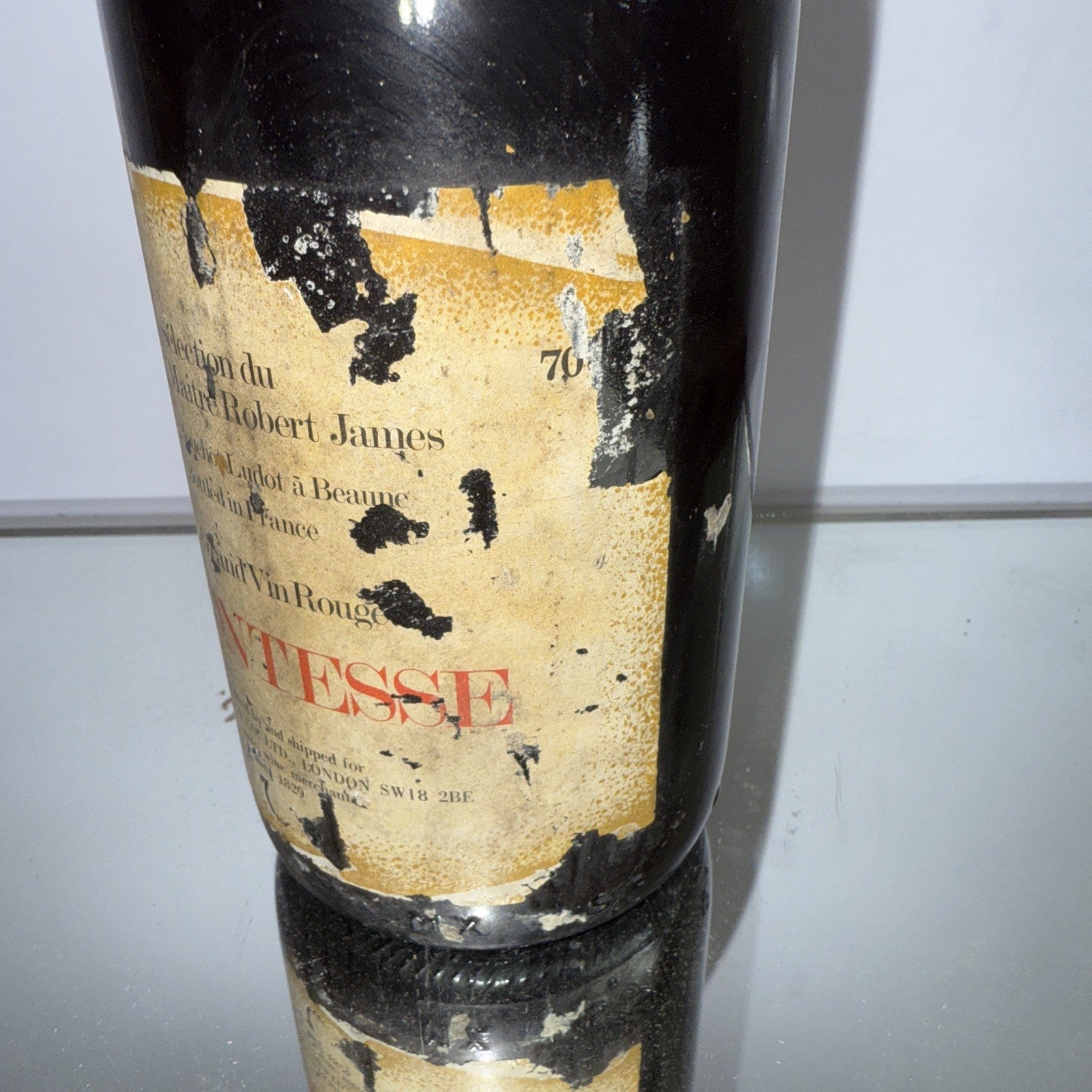 Grand Vin Rouge Comtesse Approx 1970 Bourgogne French Red