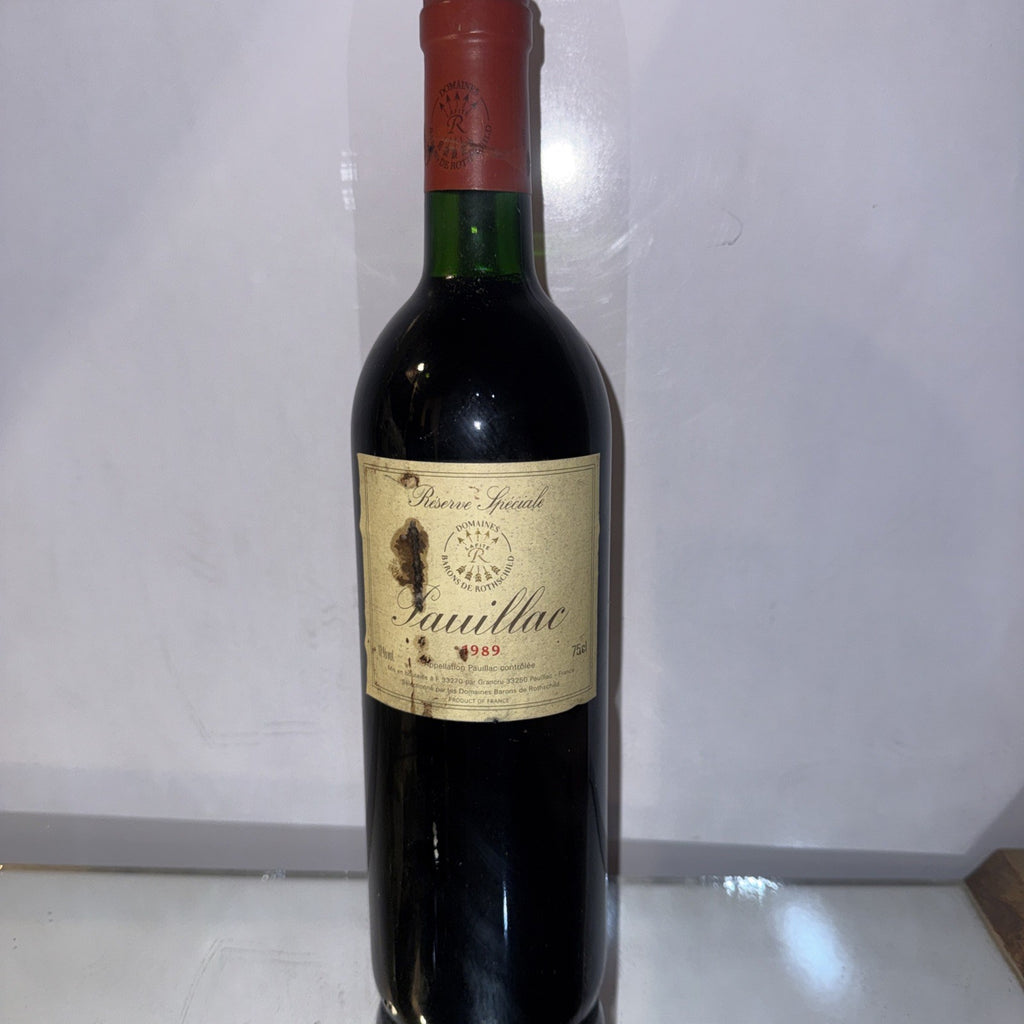 Château Lafite Rothschild Réserve Spéciale 1989