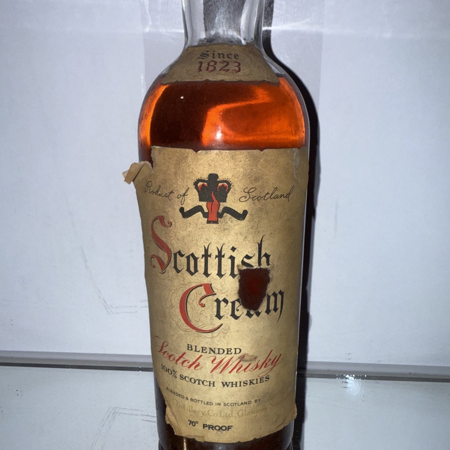 Scottish Cream Blended Scotch Whisky Bottled 1940s/50s