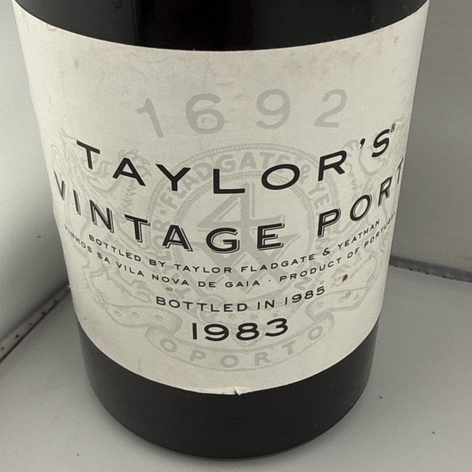 Taylor’s 1983 Vintage Port 75cl Bottled 1985 Portugal