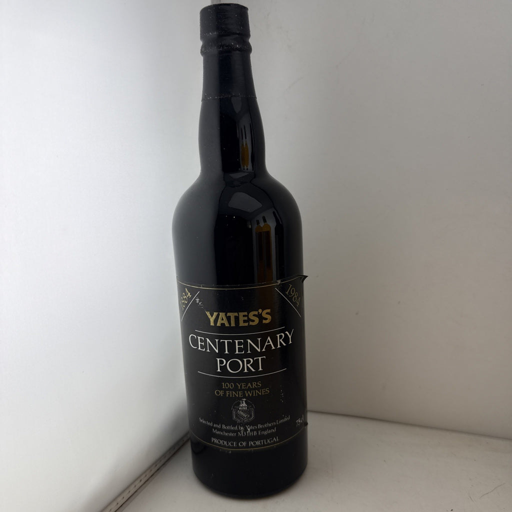 Yates’s Centenary Port 1984, 75cl. Special commemorative 100yr Bottling