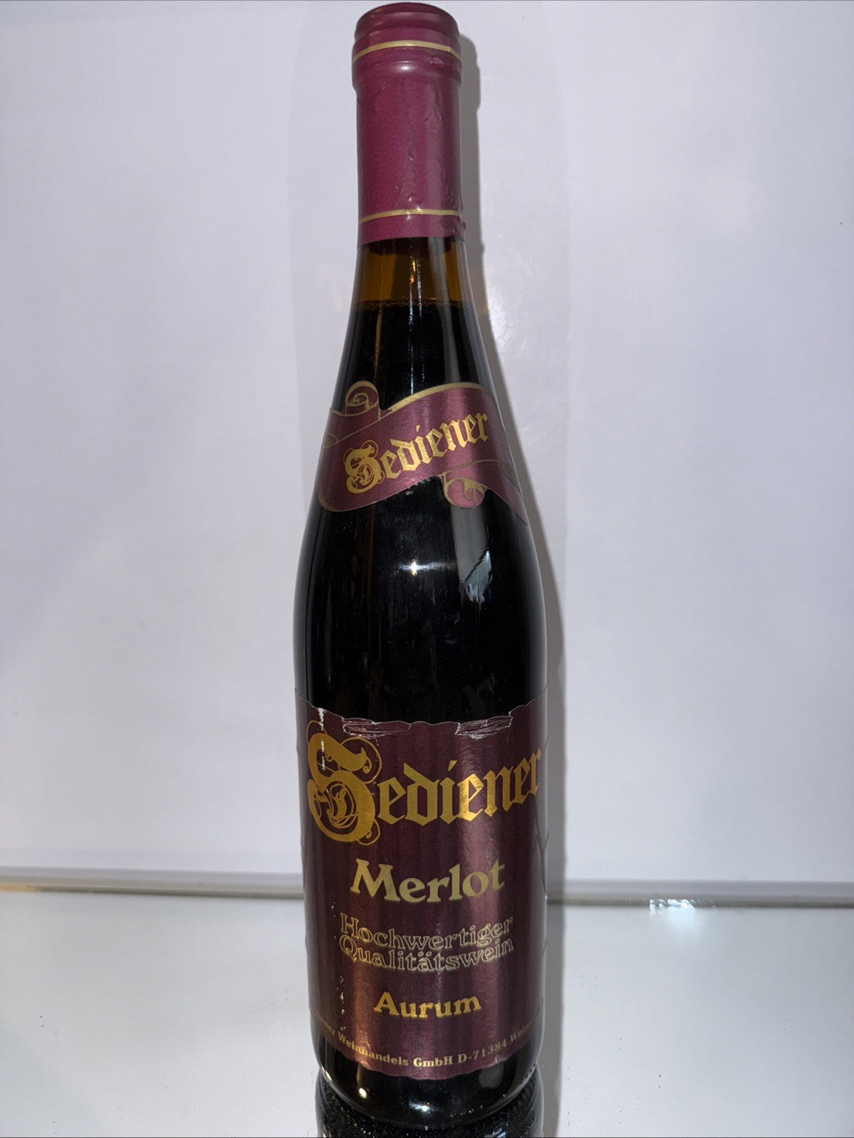 Sediener Cabernet Sauvignon Aurum Hochwertiger Qualitatswein