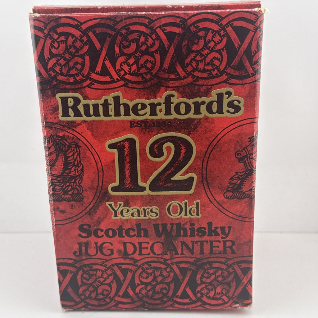 Rutherford’s 12 Year Old Scotch Whisky Jug Decanter Charles & Diana 1981
