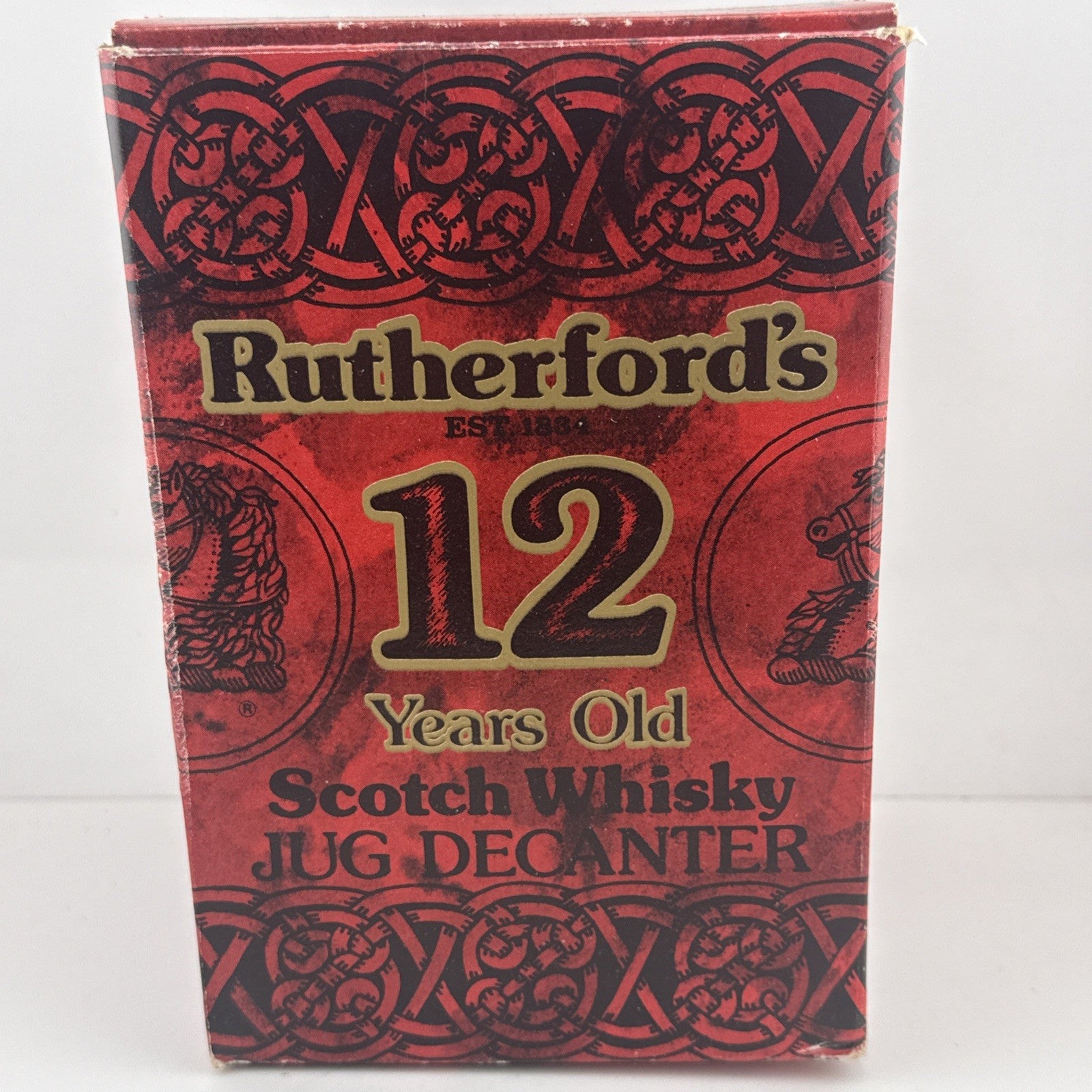 Rutherford’s 12 Year Old Scotch Whisky Jug Decanter Charles & Diana 1981