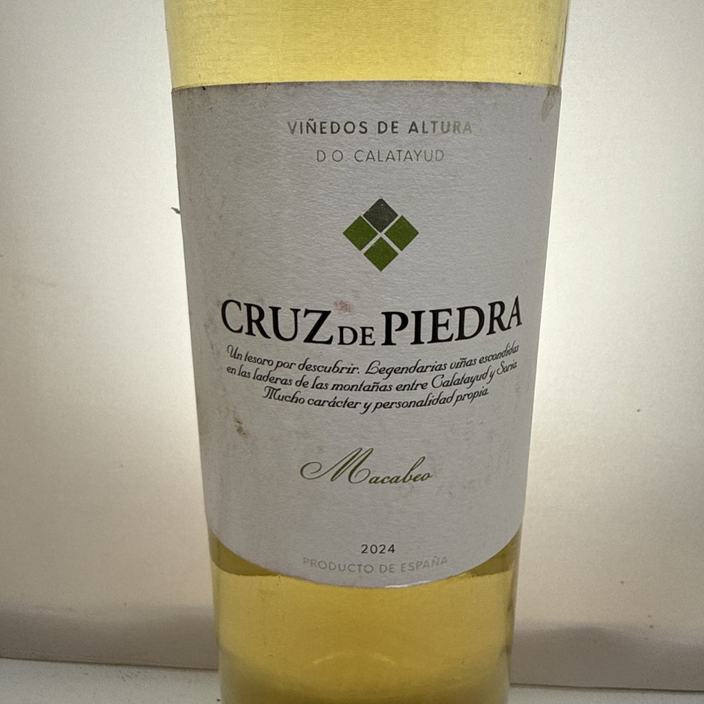 Cruz de Piedra Macabeo 2024 · Calatayud Spain · 75cl · Crisp Dry White