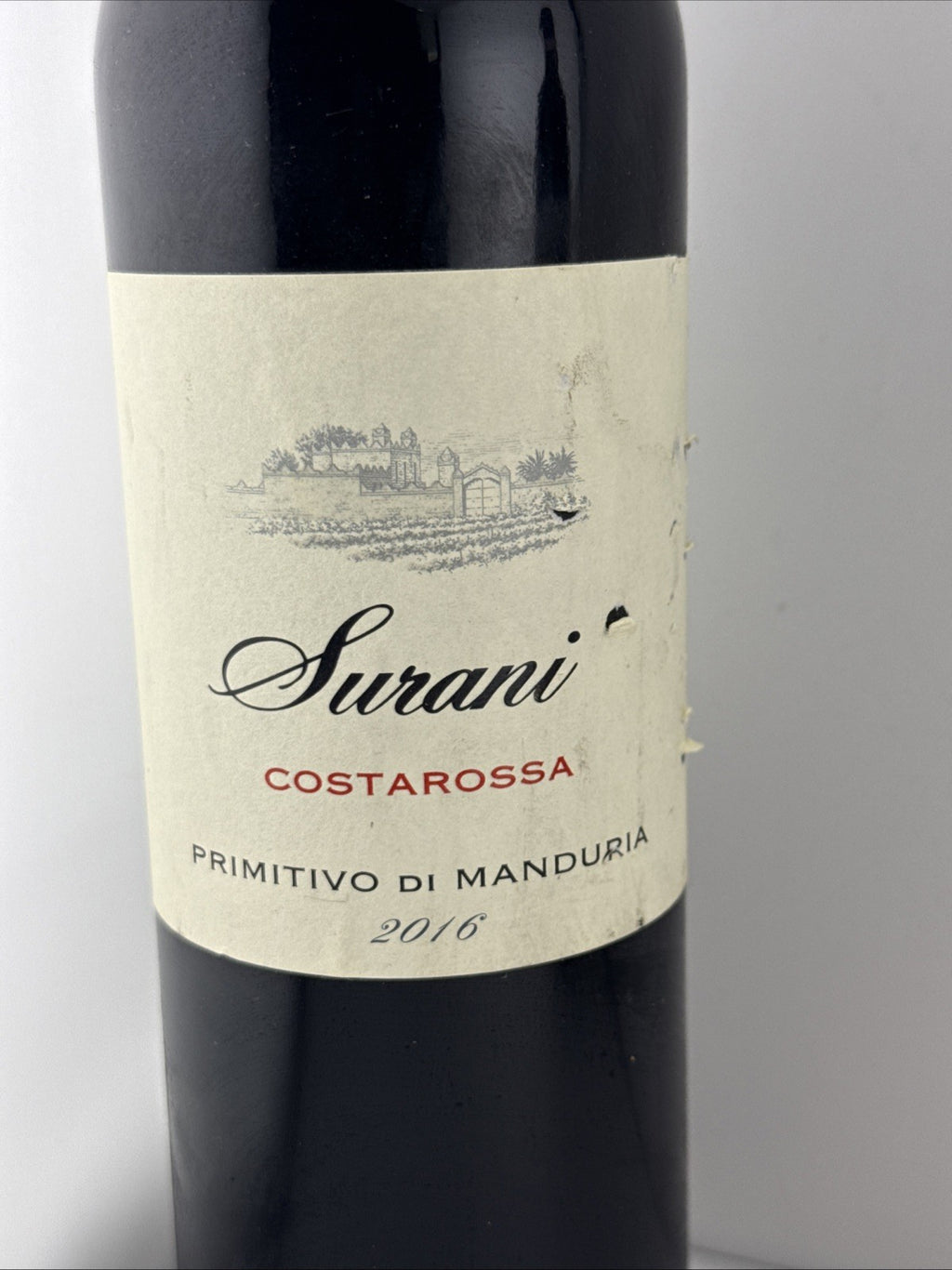 Surani Costarossa Primitivo di Manduria DOC 2016 Italian Red Wine 75cl