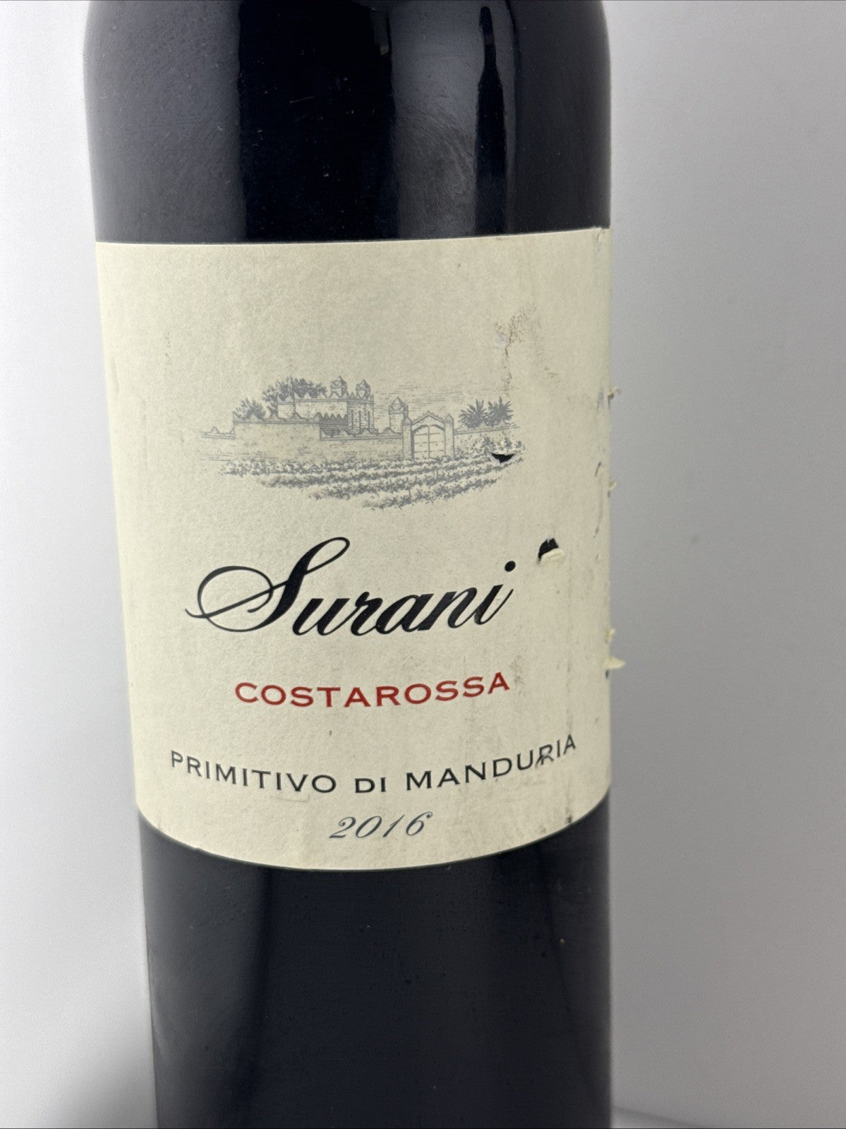 Surani Costarossa Primitivo di Manduria DOC 2016 Italian Red Wine 75cl