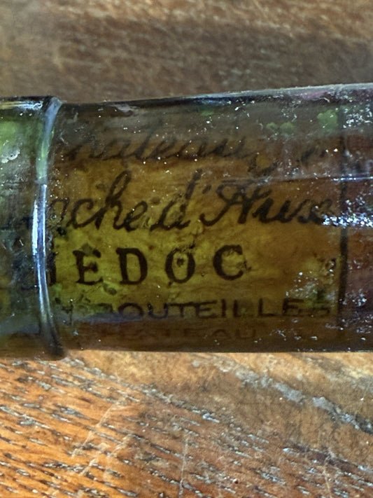 Château Patache d’Aux Medoc 1975 No Label  Cork In Good Order Cellar Stored 40yr