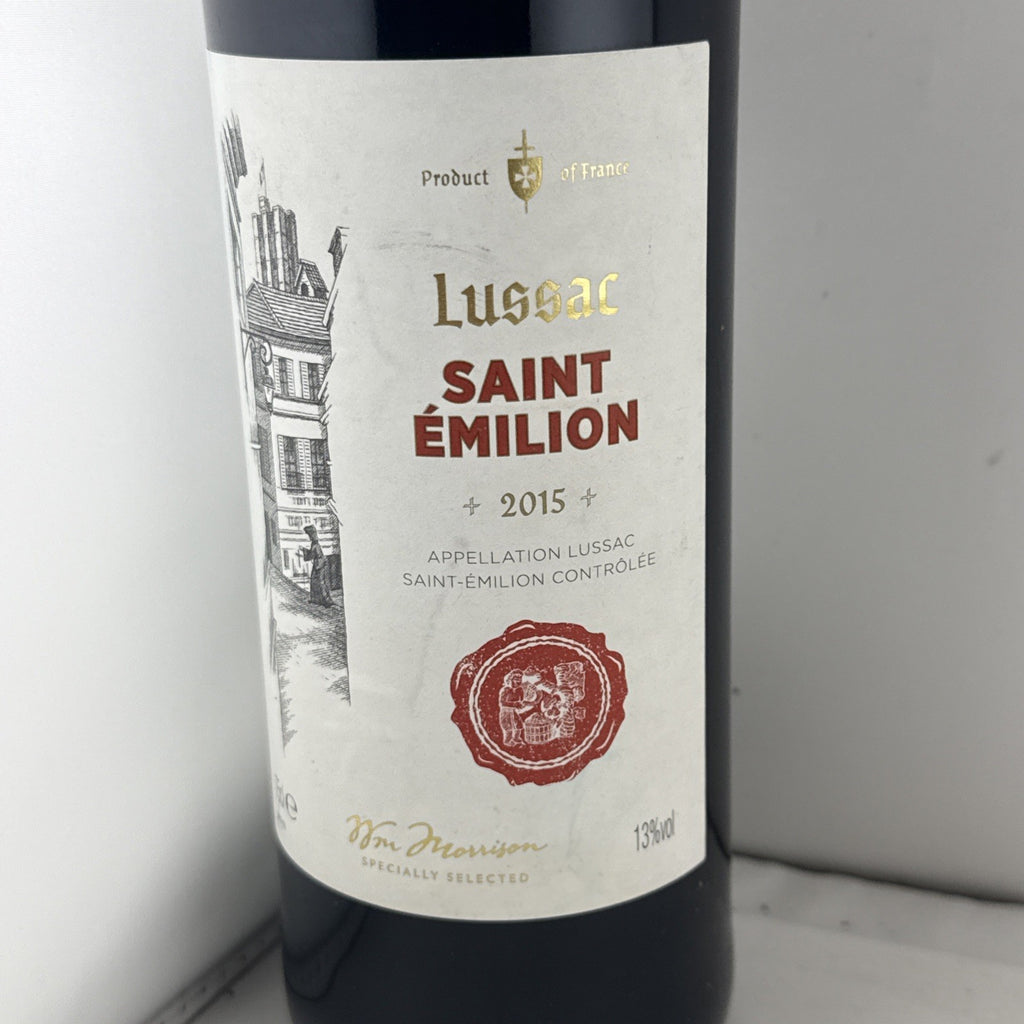 Morrisons The Best Lussac Saint-Émilion 2015 Bordeaux Red Wine 75cl