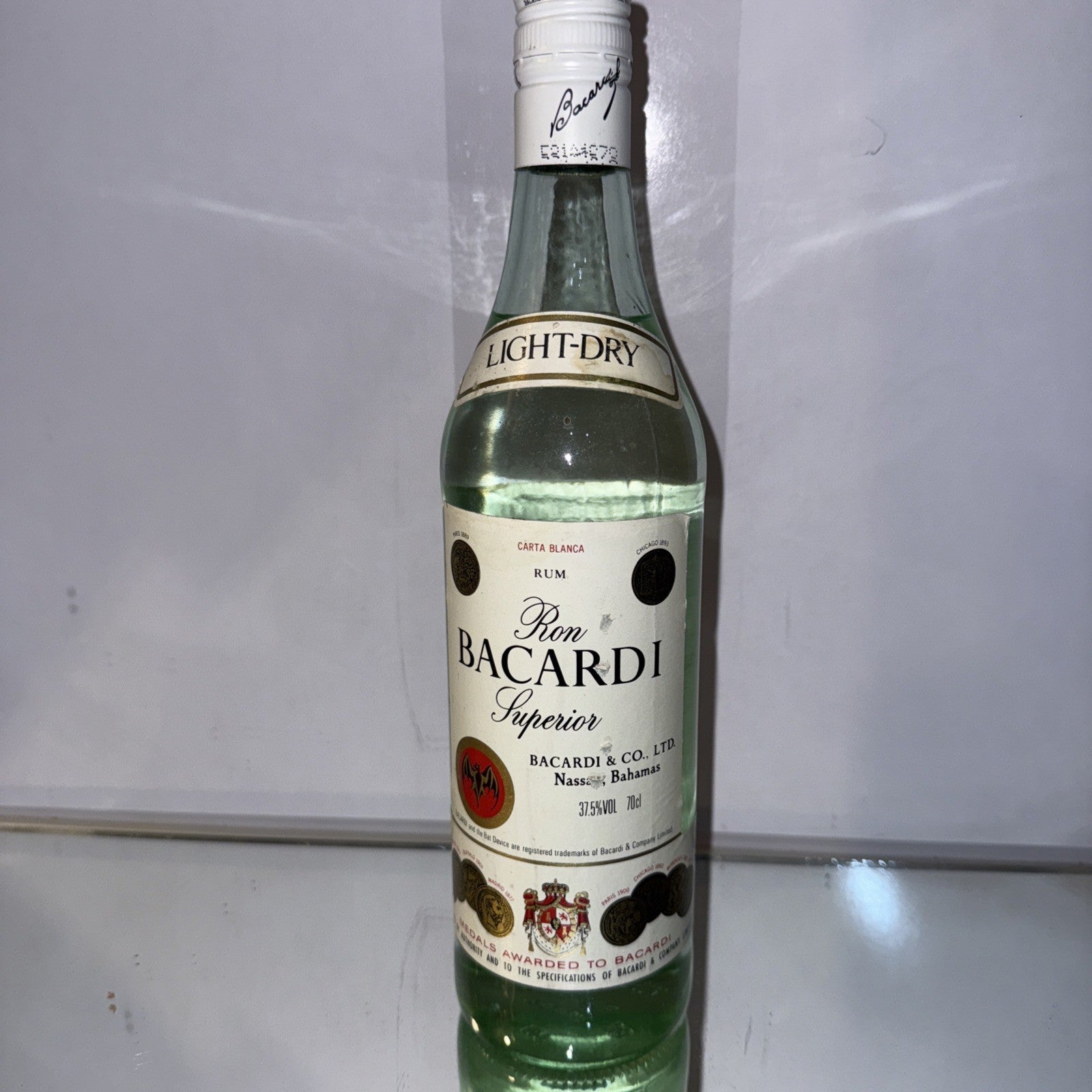 Bacardi Superior Rum 70cl 37.5 abv Version