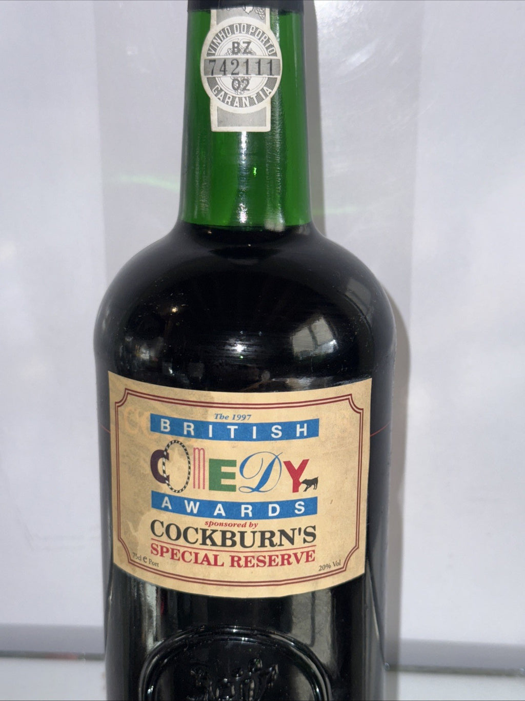 Cockburns Special reserve Port bottled For British Comedy Awards 1997