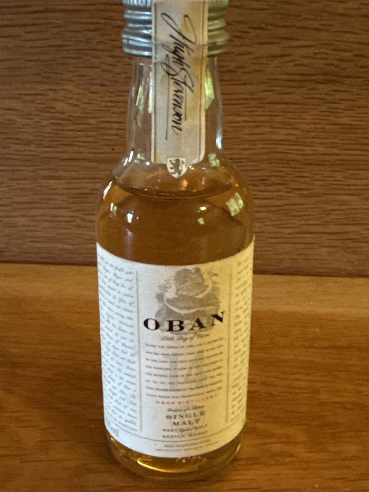 Oban 14 Scotch Whisky Miniature full 1990s