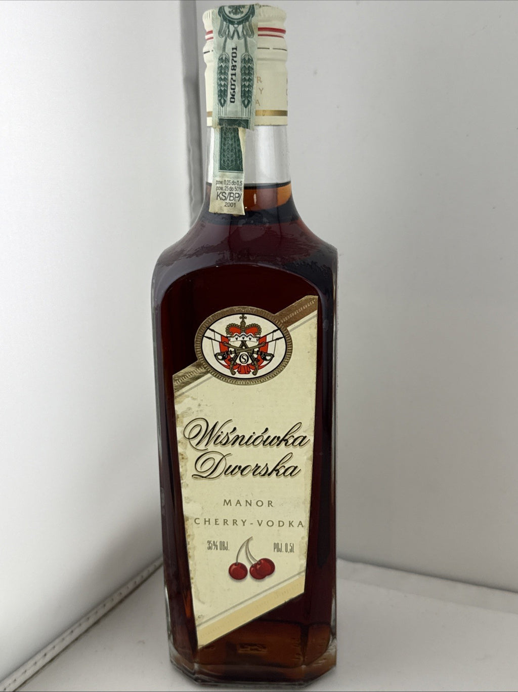 Wiśniówka Dworska Manor Cherry Vodka Polish Cherry Liqueur 50cl
