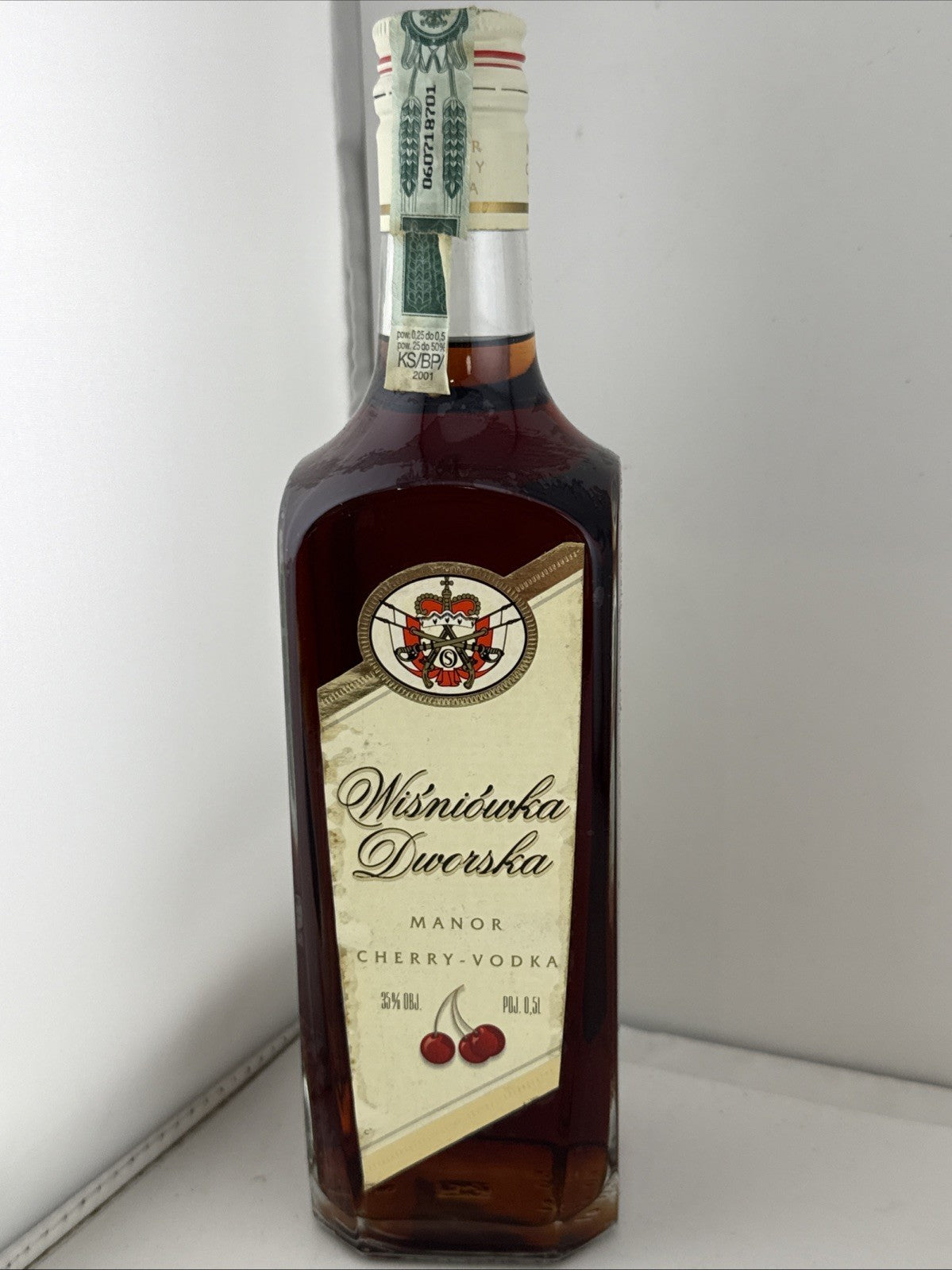 Wiśniówka Dworska Manor Cherry Vodka Polish Cherry Liqueur 50cl