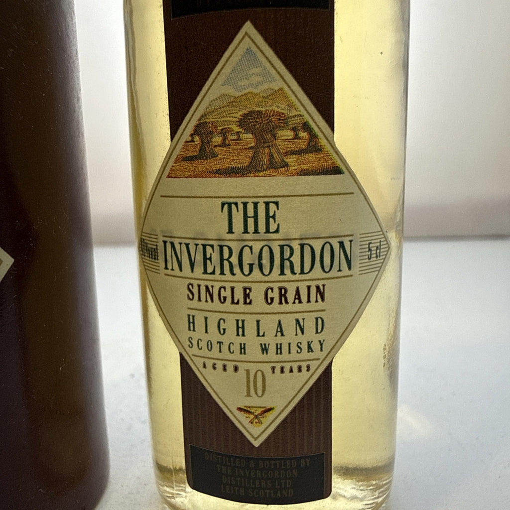 Invergordon 10yo Single Grain — 5cl Whisky Miniature — Presentation Tube