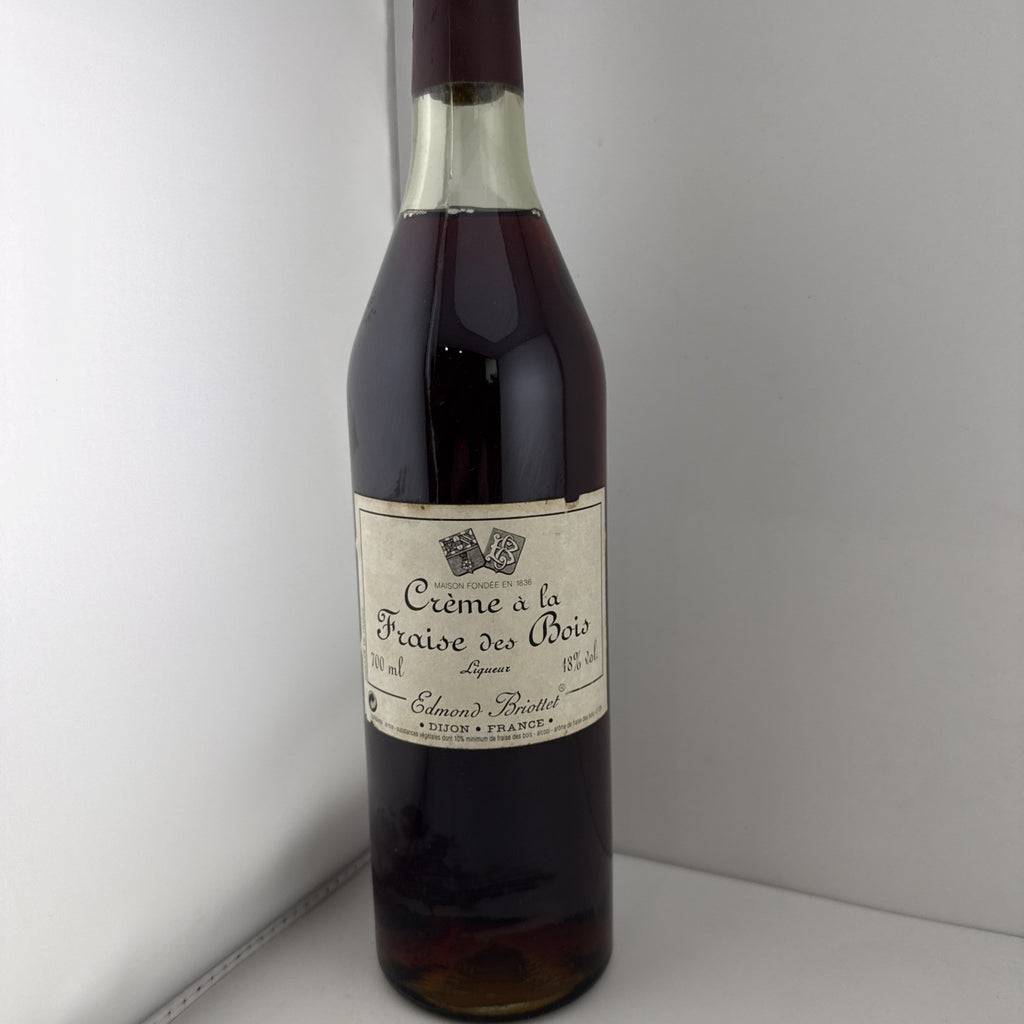 Edmond Briottet Creme a la Fraise des Bois Liqueur 70cl 18% Early 2000s