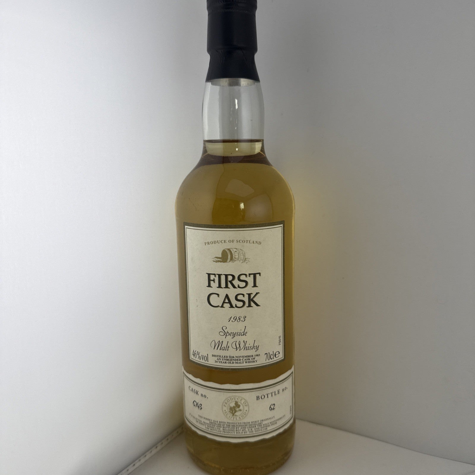 Miltonduff 1983 First Cask 24 Year Old Speyside Whisky 70cl 46%