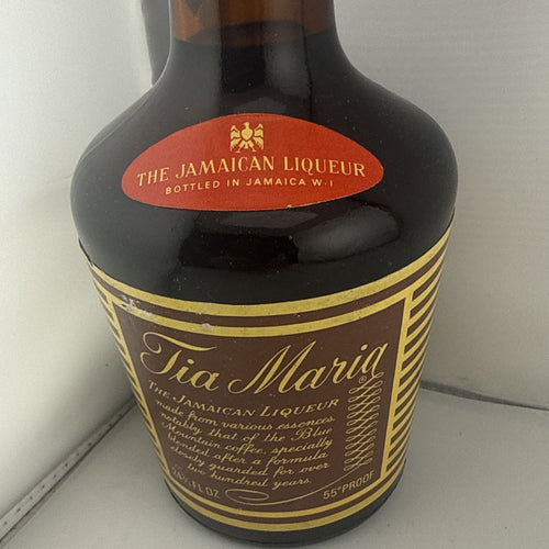 Vintage Tia Maria Jamaican Liqueur 24⅔ fl oz 55 Proof Sealed 1970s
