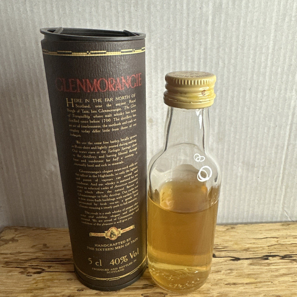 Glenmorangie 10 Year Old Single Highland Malt Scotch Whisky Miniature 1980s Low