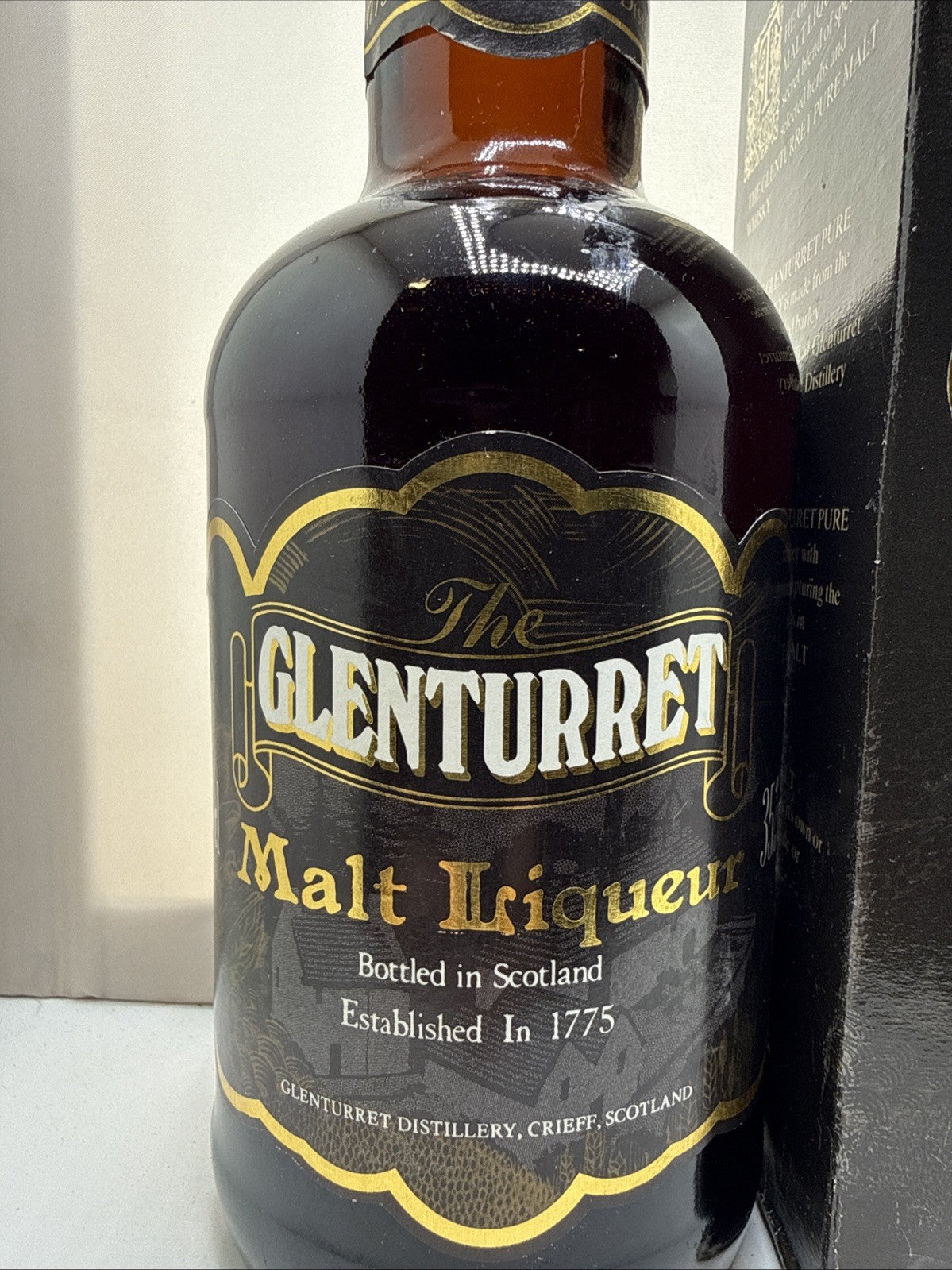 Glenturret Malt Liqueur 1980s 75cl 35% Boxed Rare Scotch Liqueur
