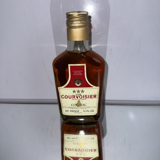 Courvoisier 3star Lux Cognac 1960s 5 1/2 Fl Oz 70% proof