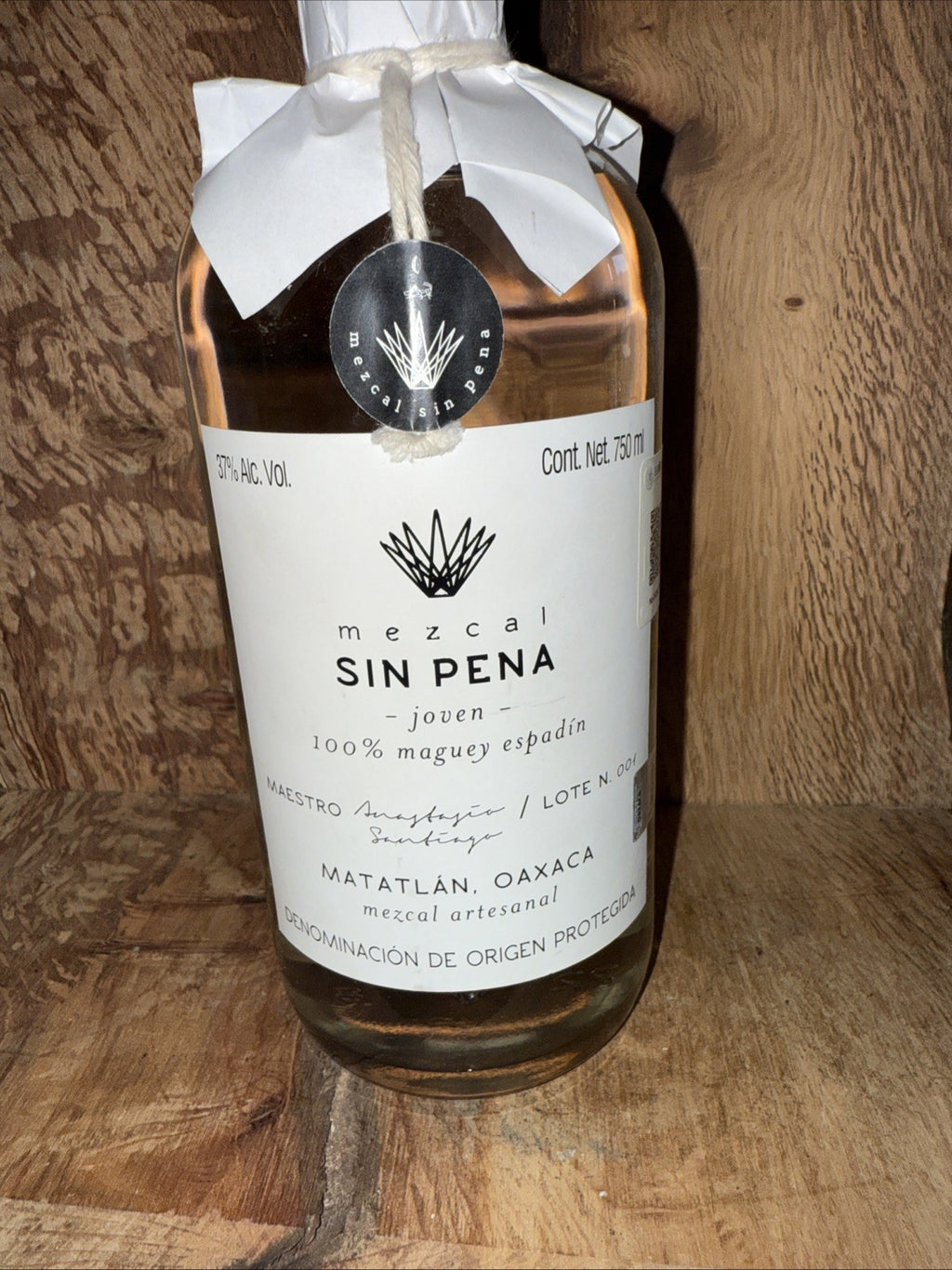 Mezcal Sin Pena Joven  Mexico Iconic (rare to find in UK)