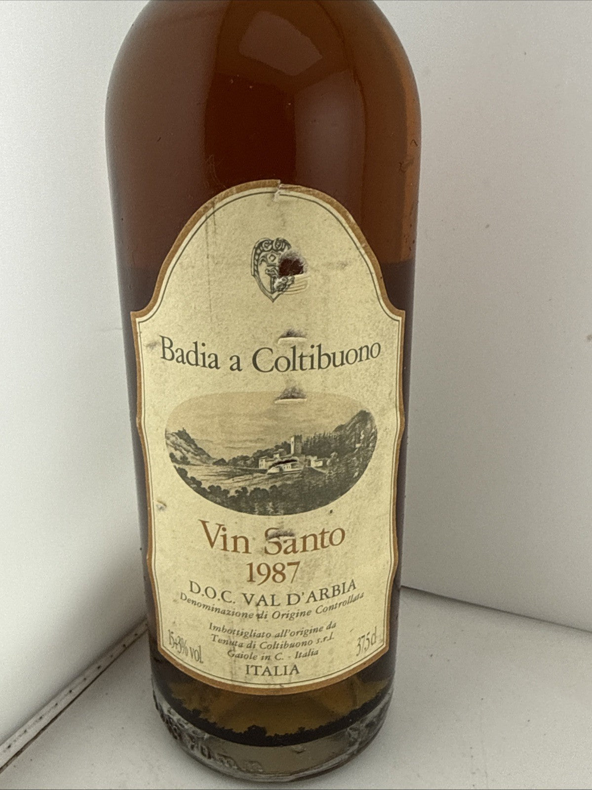 Badia a Coltibuono Vin Santo 1987 375ml Italian Dessert Wine Tuscany